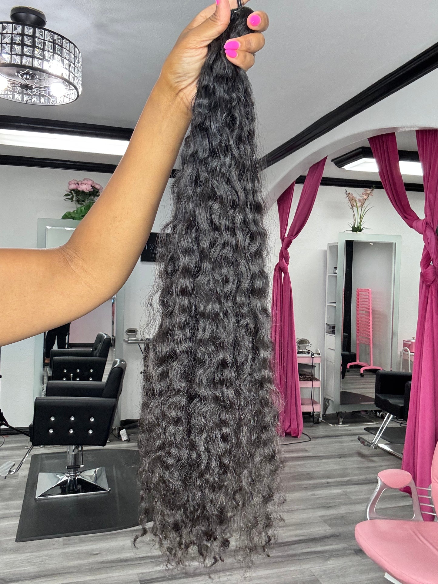Raw Burmese Curly Bundles